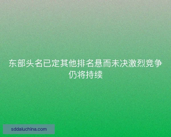 东部头名已定其他排名悬而未决激烈竞争仍将持续 东部头名已定其他排名悬而未决激烈竞争仍将持续